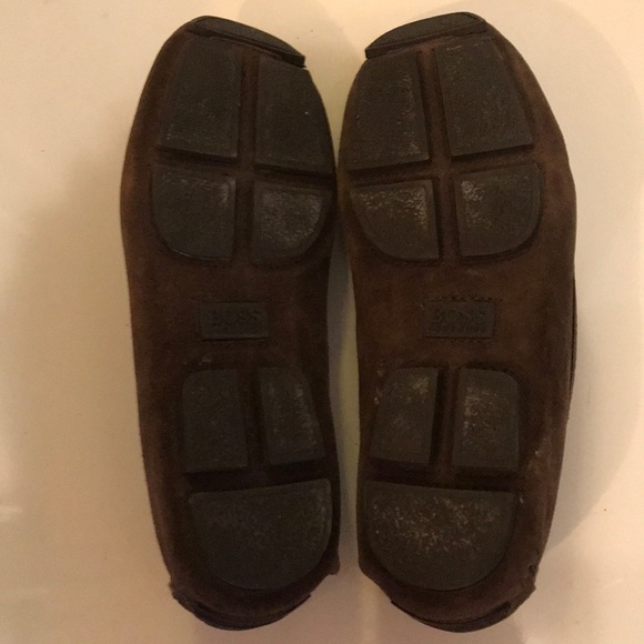 Hugo Boss brown suede loafers size 7 - Picture 3 of 5